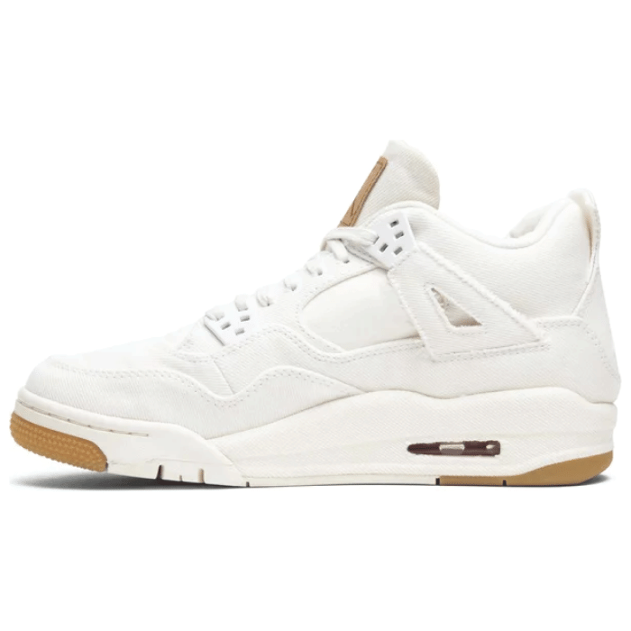 Levi's x Air Jordan 4 Retro GS 'White Denim'